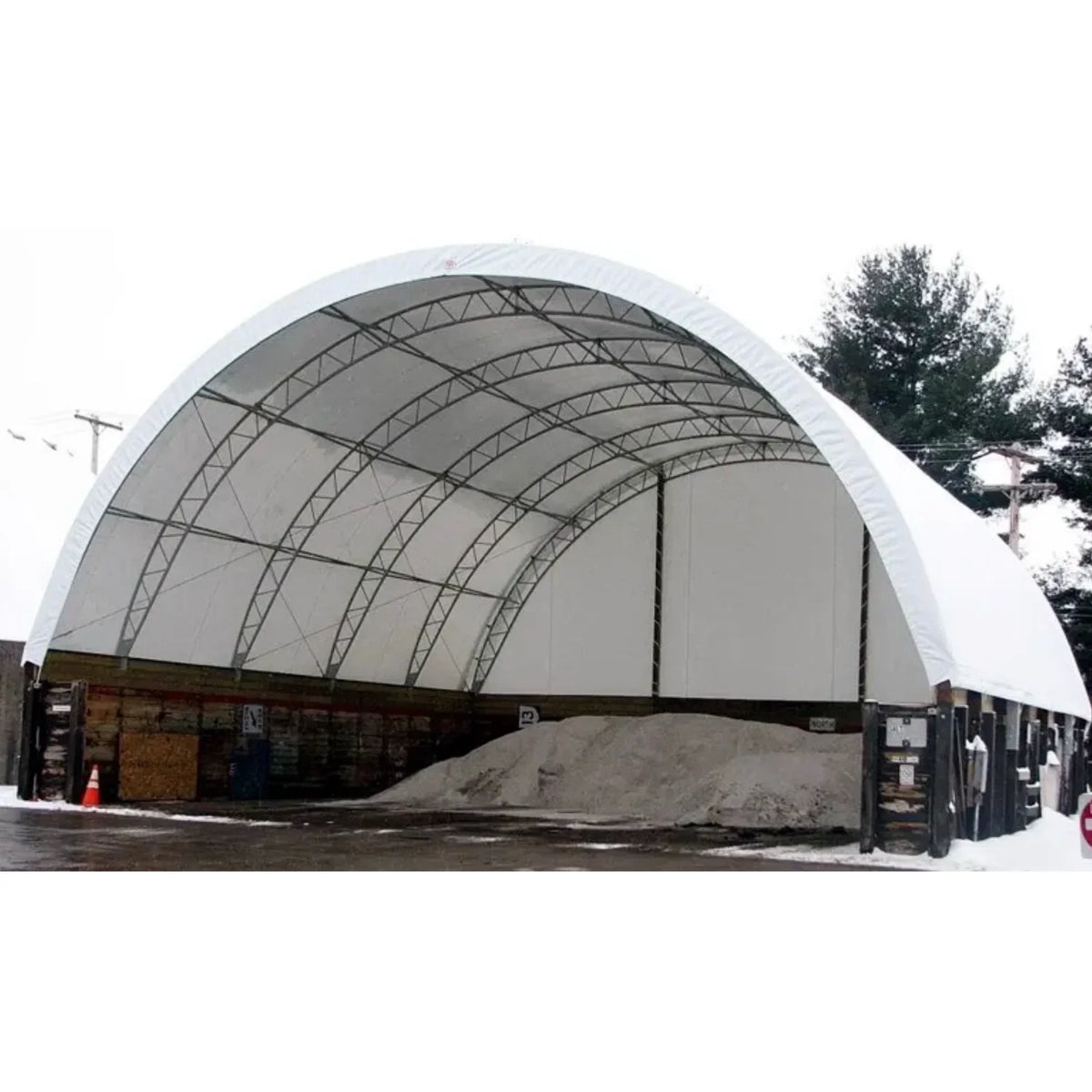 40FT x 40FT x 15FT Double Truss Shipping Container Canopy Shelter