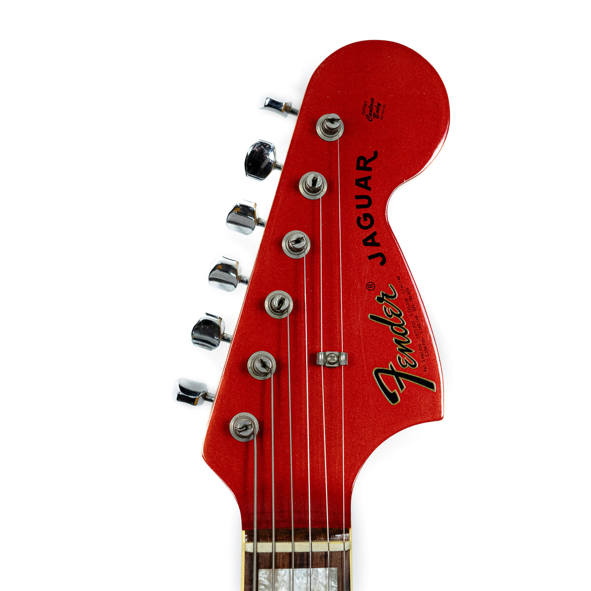 Fender 1969 Jaguar Candy Apple Red (Matching Headstock)