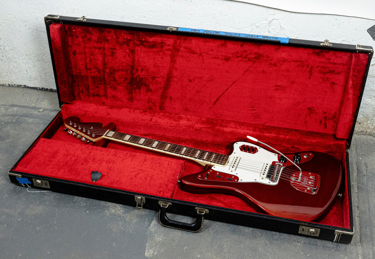 Fender 1969 Jaguar Candy Apple Red (Matching Headstock)