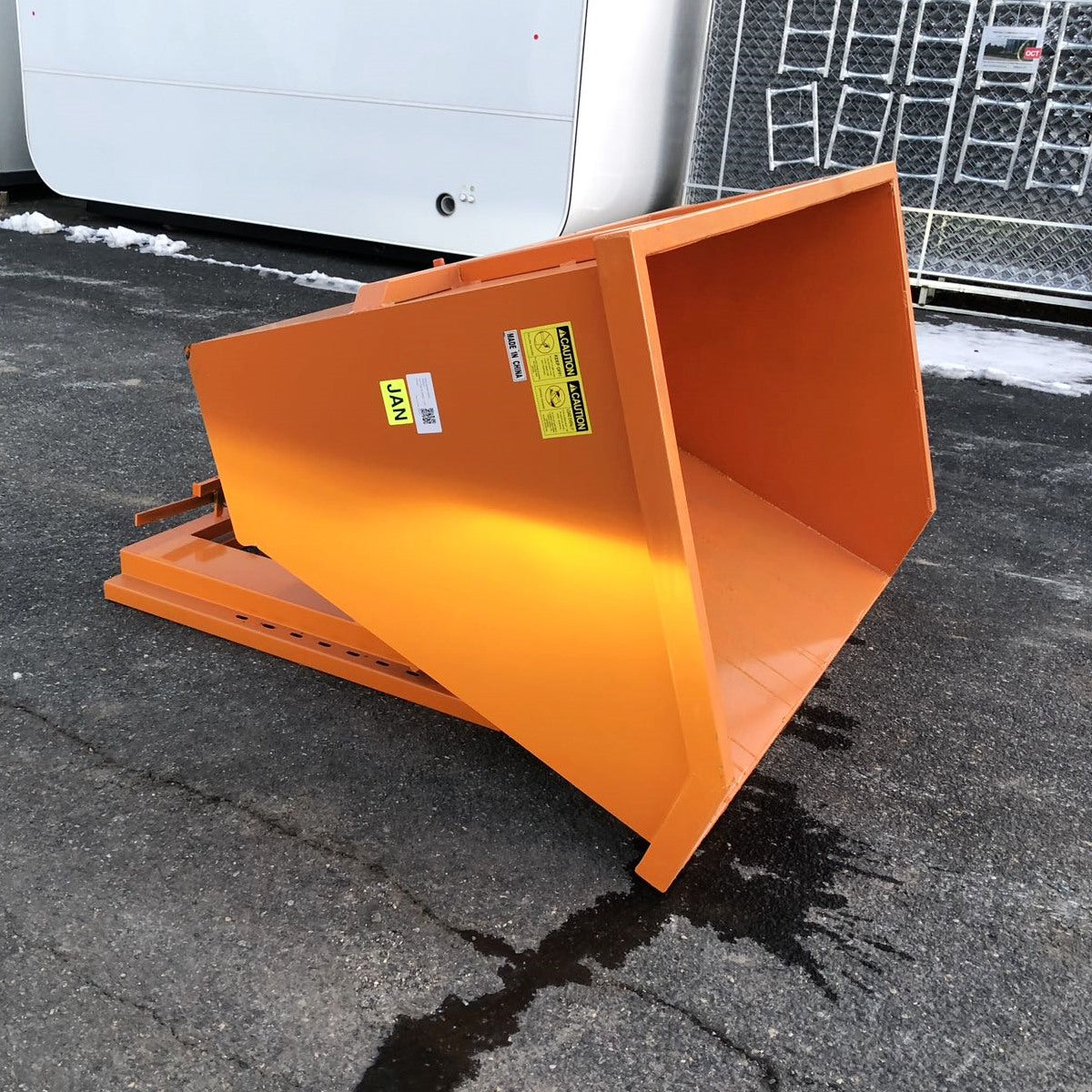Greatbear Self Dumping Forklift Hopper - 1.5 Cubic Yard Capacity
