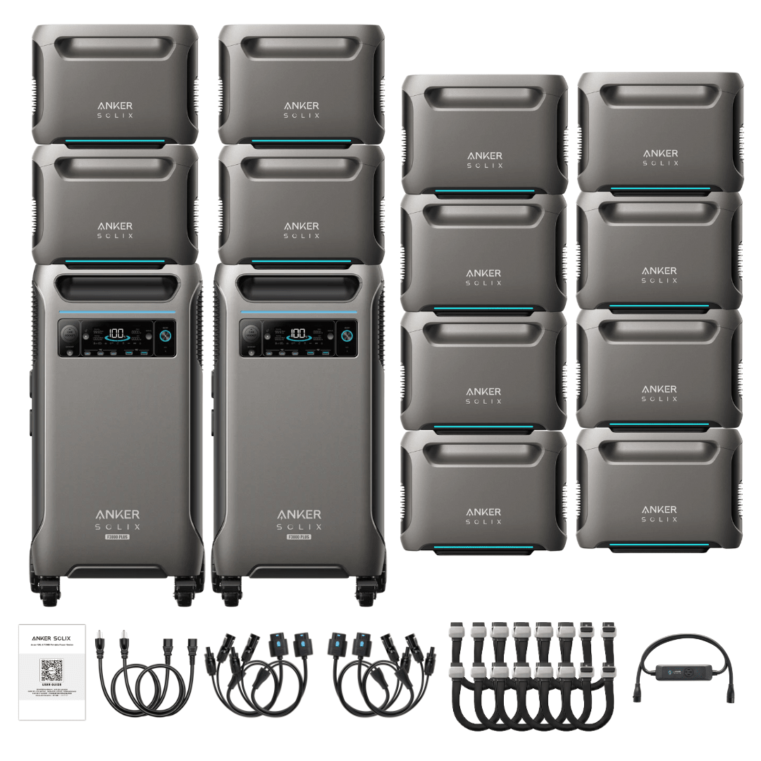 [Double Kit] Anker SOLIX F3800 Plus + Expansion Batteries