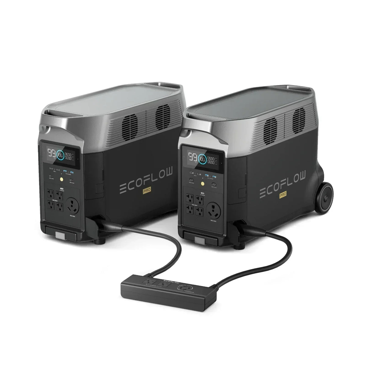 EcoFlow DELTA Pro*2 + Double Voltage Hub + Transfer Switch 306A
