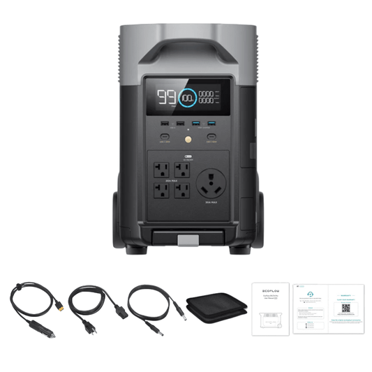 EcoFlow DELTA Pro 3600Wh 3600W Portable Power Station Solar Generator