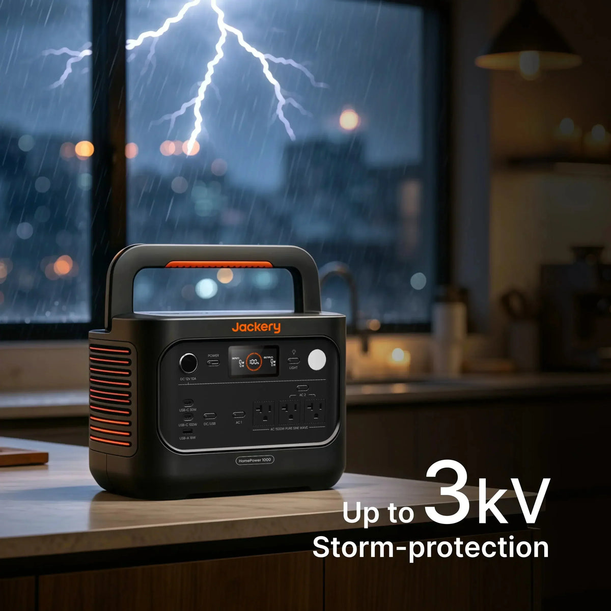 Jackery HomePower 1000 v2 Portable Power Station (Black)