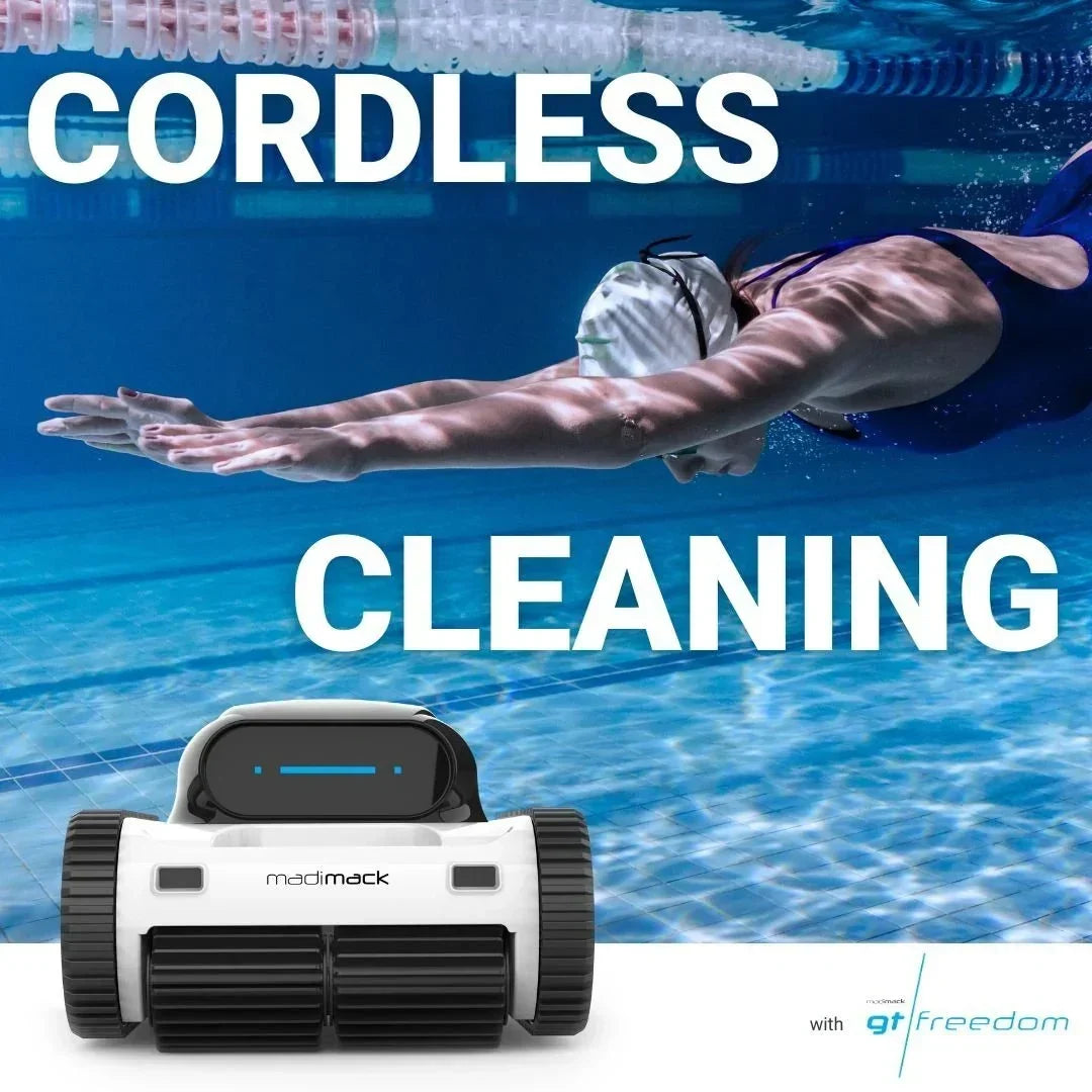 Madimack GT Freedom i30 Cordless Robotic Pool Cleaner – 3-Hour Runtime