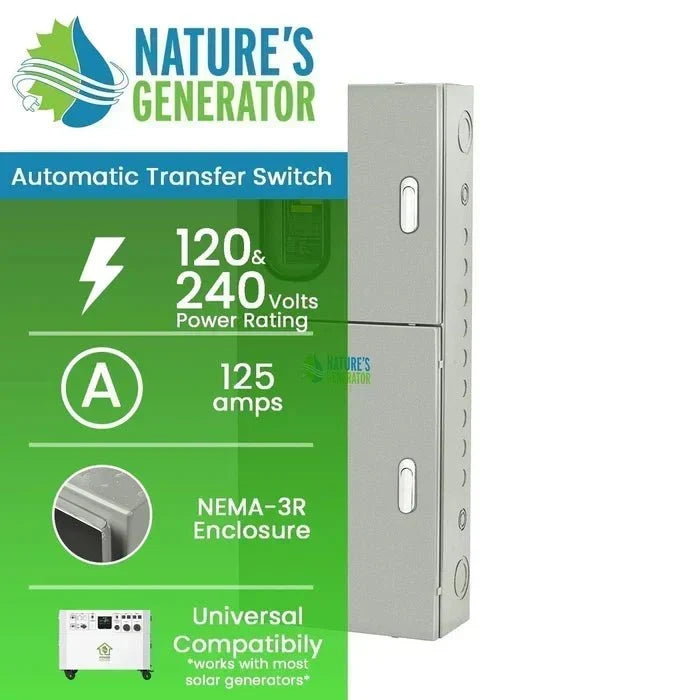 Natures Generator 125A Automatic Transfer Switch