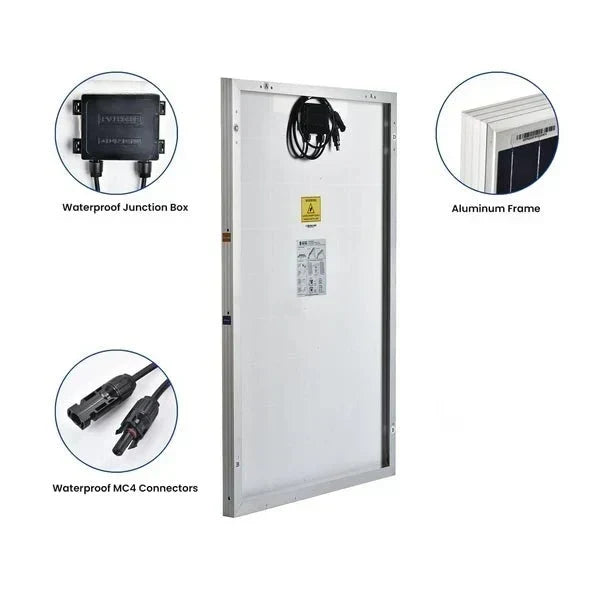 Natures Generator 2 x 100W Monocrystalline Power Panel