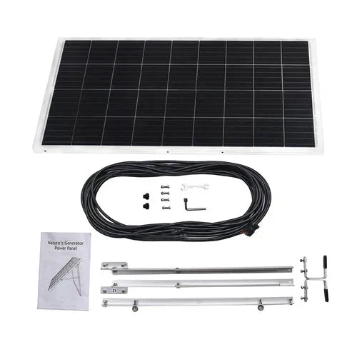 Natures Generator Lithium 3600 Solar Generator With Power Pod + 4 x 410W Monocrystalline Solar Panel