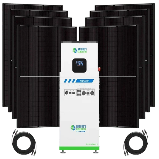 Natures Generator MyGrid 10K Solar Generator + 8 x Rigid 410W Solar Panel