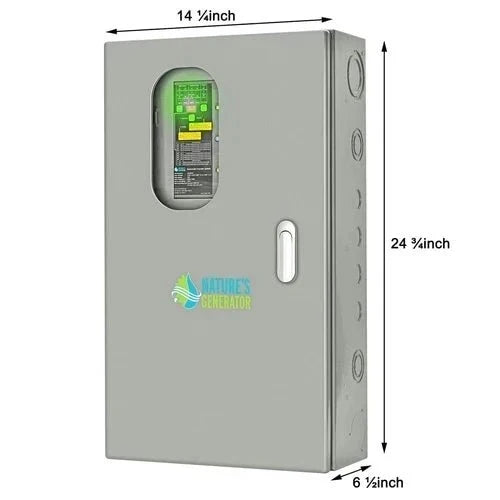 Natures Generator MyGrid 10K Solar Generator With 4 x 410W Rigid Solar Panels + 50A Automatic Transfer Switch